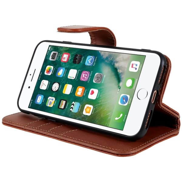 Nordic Covers iPhone 7/8/SE Fodral Essential Leather Maple Brown