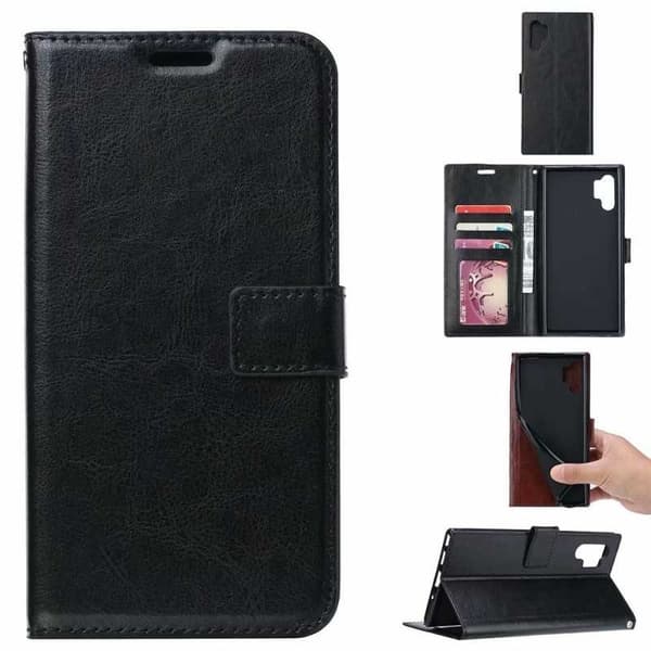 Samsung Note 10 Plus Plånboksfodral PU-Läder 4-FACK