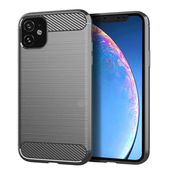 SKALO iPhone 11 Armor Carbon Stødsikker TPU-cover