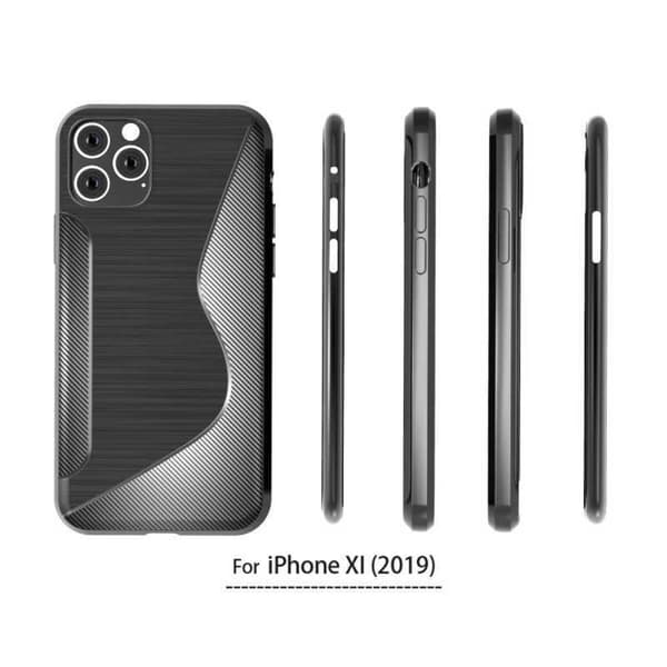 iPhone 11 Pro Erittäin ohut iskuja vaimentava kotelo S-Line