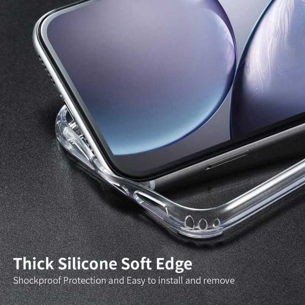yksinkertainen iPhone 11 Pro Max -iskuja vaimentava silikonikuori