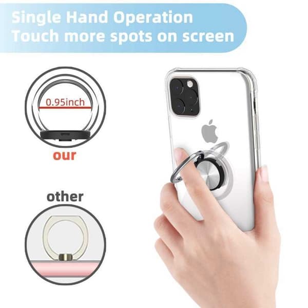 iPhone 11 stødsikkert cover med ringholder frisk