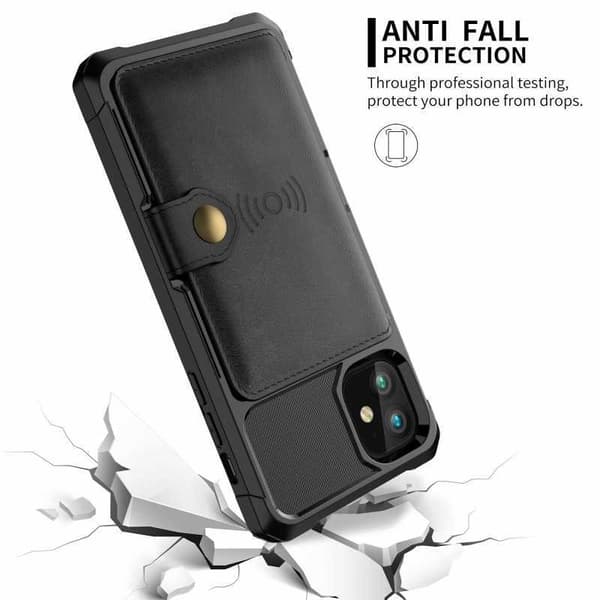 iPhone 11 Stødsikkert Premium Cover 4-KOMPARTMENT Solid V3