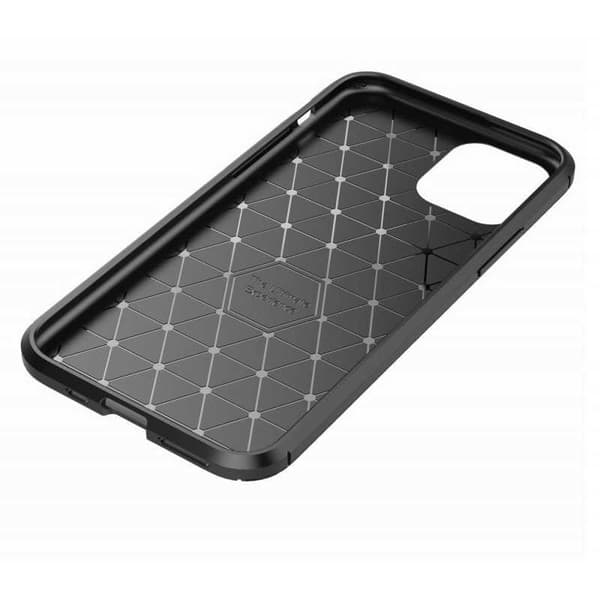 iPhone 11 Pro Max stødsikkert tyndt cover FullCarbon V4