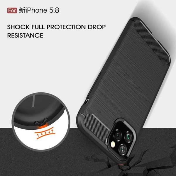 iPhone 11 Pro Shockproof Shell SlimCarbon