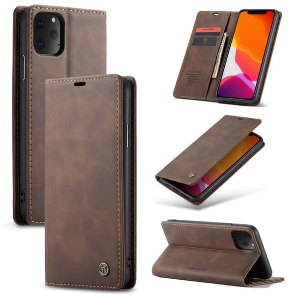 CaseMe Smart Magnet FlipCase Apple iPhone 11 Pro (5.8 ") : farve - kaffe