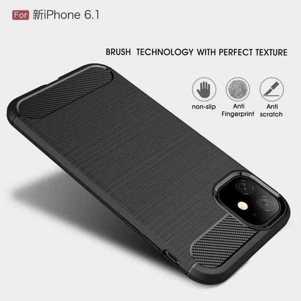 iPhone 11 Iskunkestävä SlimCarbon-kuori