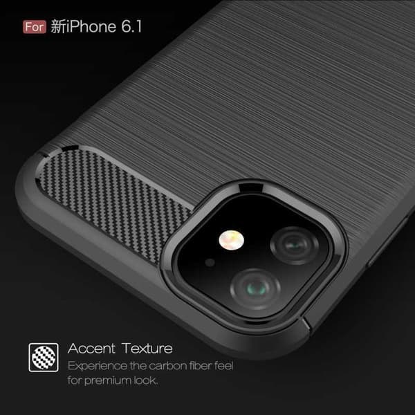 iPhone 11 Iskunkestävä SlimCarbon-kuori