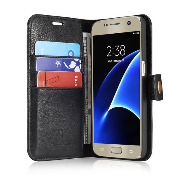 Samsung Galaxy S7 Kotelo Irrotettava Kuori Musta