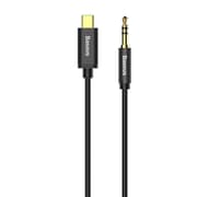 Baseus Type-C till 3.5mm AUX Audio Kabel 1.2m Sort