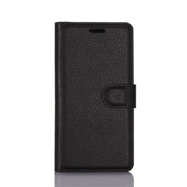 Samsung Galaxy S8 Plus Plånboksetui PU-læder Litchi Sort