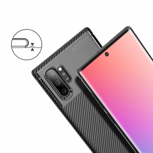 Samsung Note 10 Stöttåligt Skal FullCarbon V4
