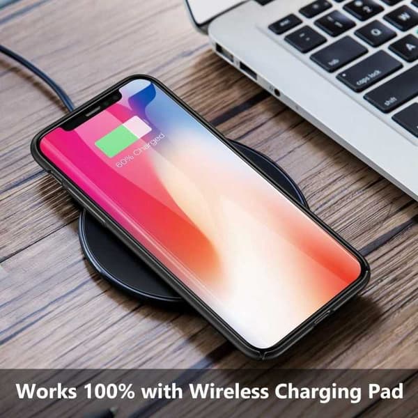 iPhone XS Max Ultratunt Mattsvart Skal Basic V2