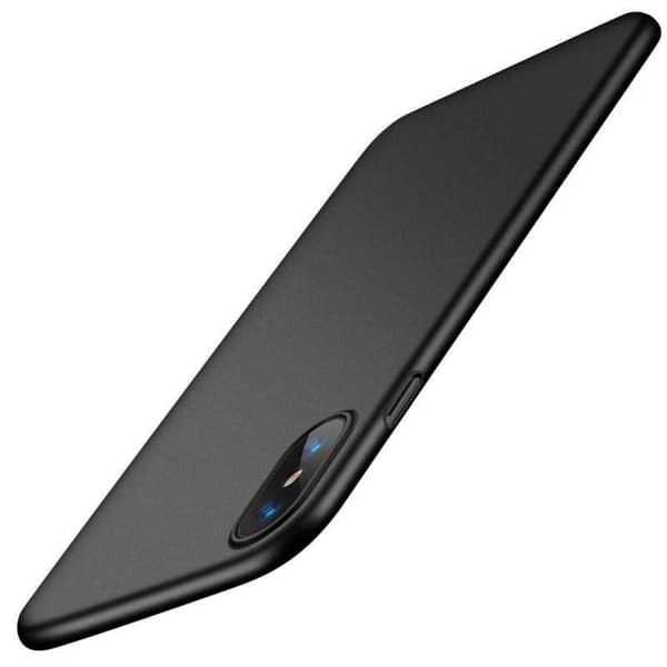 iPhone XS Max Ultratunt Mattsvart Skal Basic V2