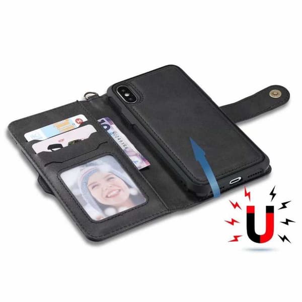 iPhone XS Max praktisk etui med magnetisk cover 6-rums Winston V2