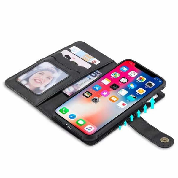 iPhone XS Max praktisk etui med magnetisk cover 6-rums Winston V2