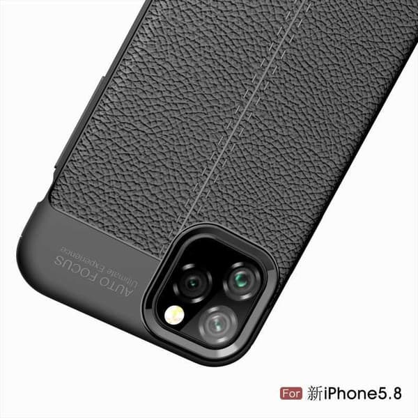 iPhone 11 Pro Stöttåligt & Stötdämpande Skal LeatherBack