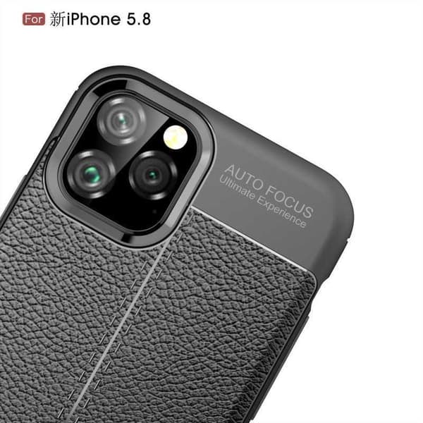 iPhone 11 Pro Stöttåligt & Stötdämpande Skal LeatherBack