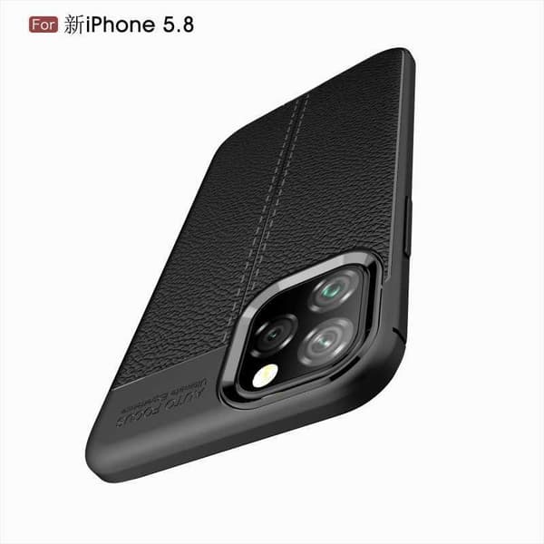 iPhone 11 Pro Max Stöttåligt & Stötdämpande Skal LeatherBack