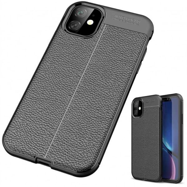 iPhone 11 Stødsikker og stødabsorberende cover læderbag