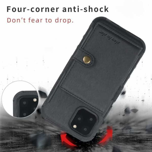 iPhone 11 Pro Max Iskunkestävä kansi korttipaikalla 4-SLOT Streetwise V3