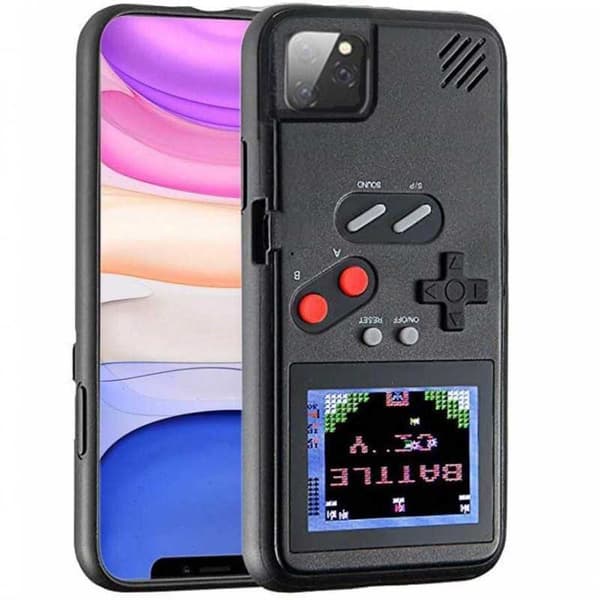 iPhone 11 Pro Max Klassisk Gameboy Skal Färgskärm | 36st Små Spel