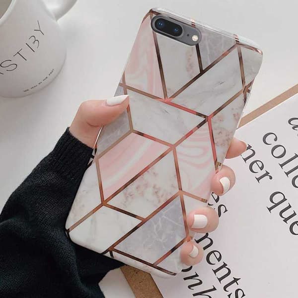 iPhone 7 Plus tyylikäs marmorikuori Premium