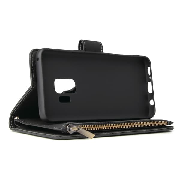 Horisontalt Flipcover til Galaxy S9 med Rum til Kort og Mønter