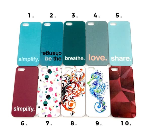 Skal med motiv iPhone 5/5S/SE Motiv 7