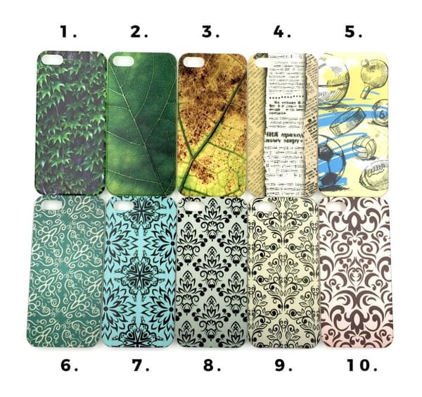 Skal med motiv iPhone 5/5S/SE Motiv 1