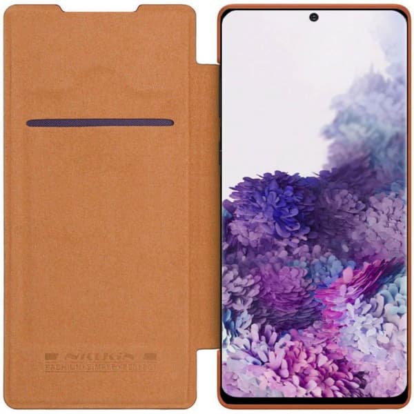 Nillkin Qin Flipdeksel Samsung Galaxy S20 Plus (SM-G986F) : Farge - brun