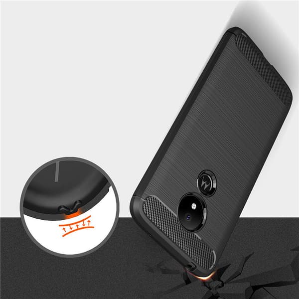Stöttåligt Armor Carbon TPU-skal Moto G7 Play
