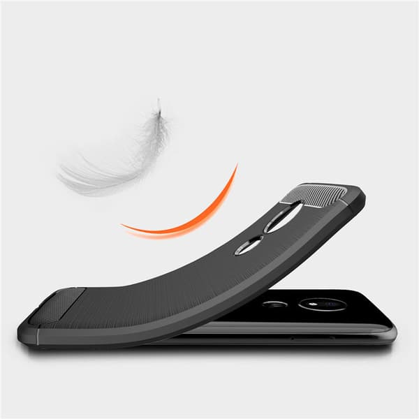 Stöttåligt Armor Carbon TPU-skal Moto G7 Play