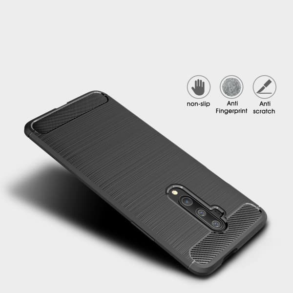 Stöttåligt Armor Carbon TPU-skal Oneplus 7T Pro