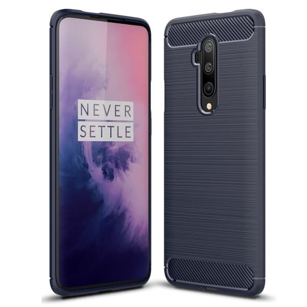 Stöttåligt Armor Carbon TPU-skal Oneplus 7T Pro Blå
