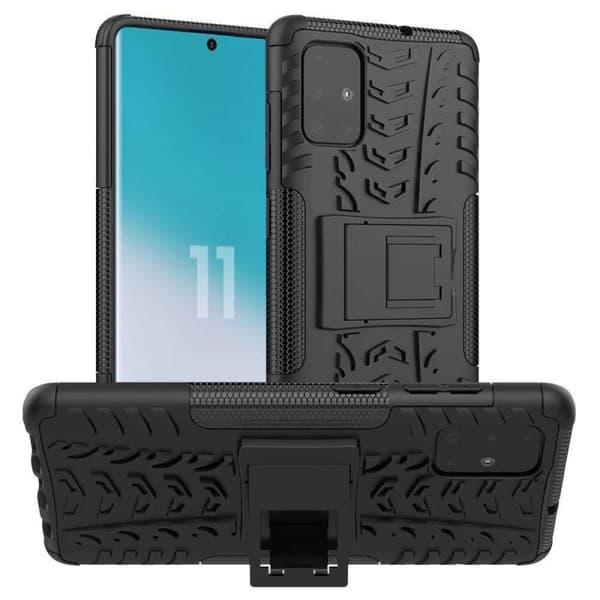 Stødfast Cover med stativ Samsung Galaxy S20 Plus (SM-G986F) : farve - sort