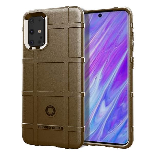 Rugged Shield suoja Samsung Galaxy S20 Plus (SM-G986F) : väri - ruskea
