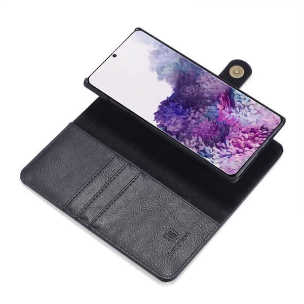 DG-Ming Wallet 2i1 til Samsung Galaxy S20 (SM-G981F) : farve - sort