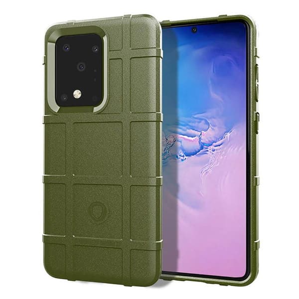 Rugged Shield cover til Samsung Galaxy S20 Ultra (SM-G988F) : farve - grøn