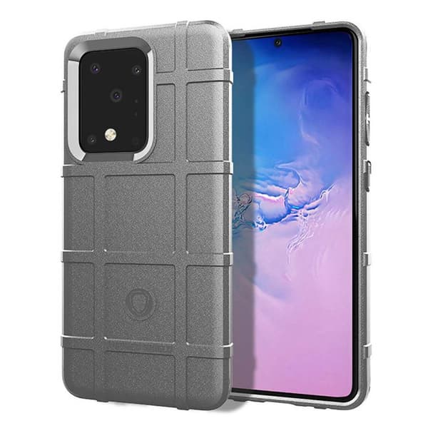 Rugged Shield cover til Samsung Galaxy S20 Ultra (SM-G988F) : farve - Grå