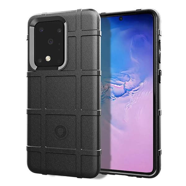Rugged Shield cover til Samsung Galaxy S20 Ultra (SM-G988F) : farve - sort