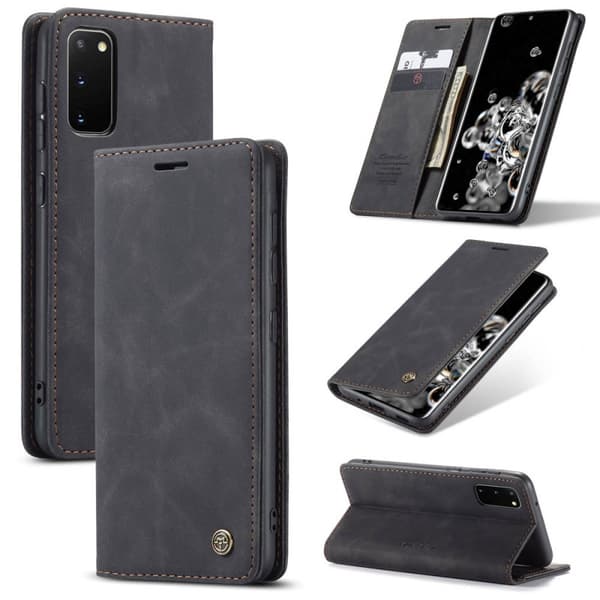 CaseMe Smart FlipCase Samsung Galaxy S20 (SM-G981F) : farve - sort