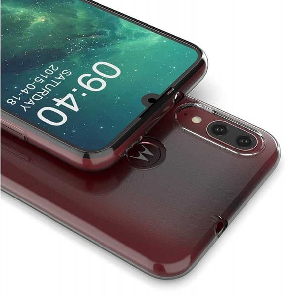 Motorola Moto E6 Plus stødabsorberende silikonecover Enkelt