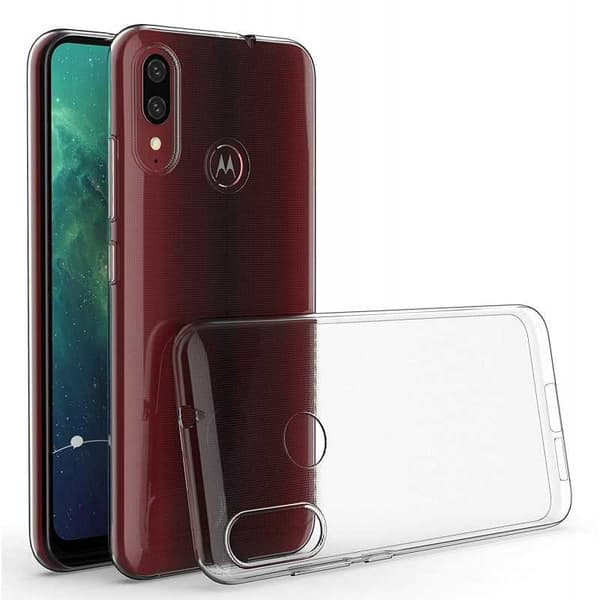 Motorola Moto E6 Plus stødabsorberende silikonecover Enkelt