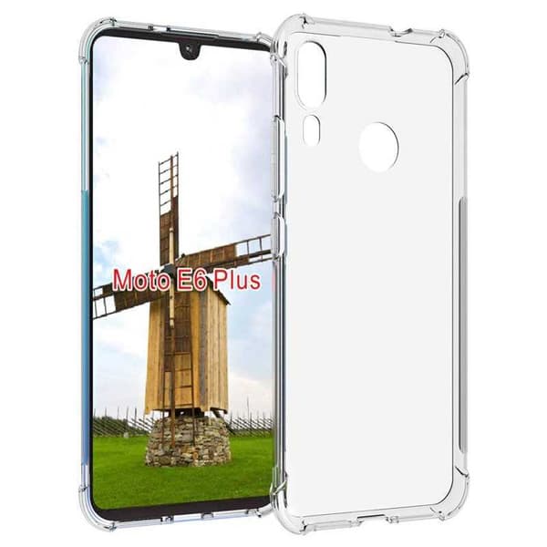 Motorola Moto E6 Plus Stødabsorberende Silikone Shell Shockr