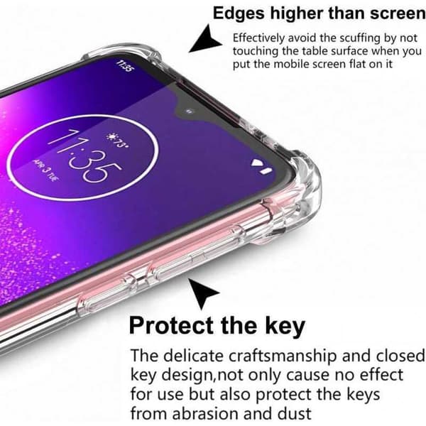 Motorola One Macro Stødabsorberende Silikone Shell Shockr