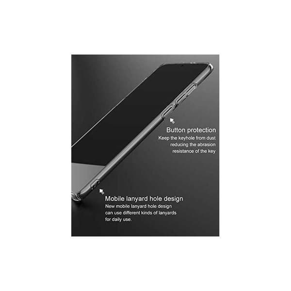 Huawei P Smart Pro Stöttåligt Genomskinligt Skal Simple