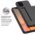 Miniatyrbillede 4 af 6: iPhone 11 Stødsikker skal med kort slot 4x Farve Wallet