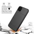 Miniatyrbillede 6 af 6: iPhone 11 Stødsikker skal med kort slot 4x Farve Wallet