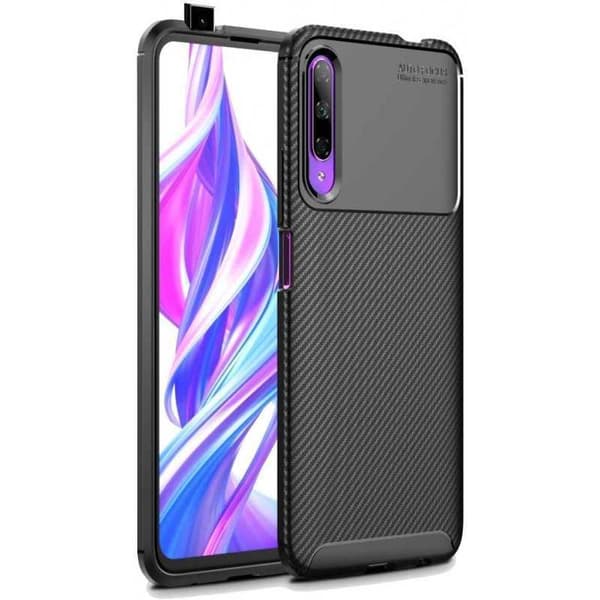 Huawei P Smart Pro Stöttåligt Slimmat Skal FullCarbon V4